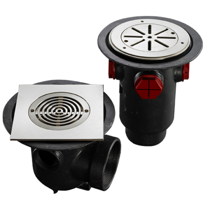cast iron floor drains product range image