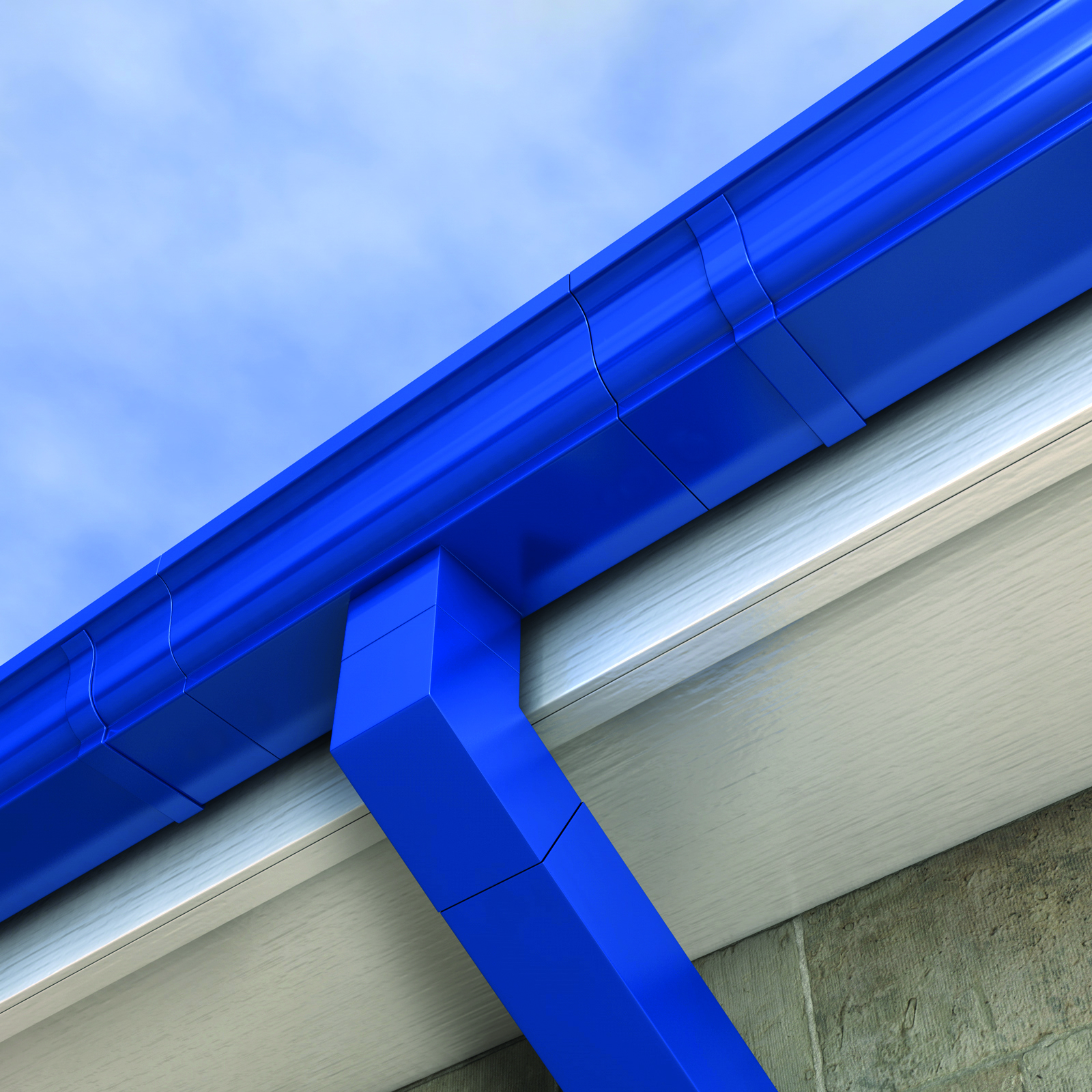 AX snapfix extruded aluminium gutters product range image