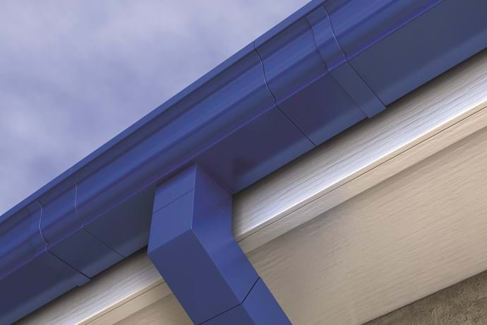 AX snapfix extruded aluminium gutters product range image